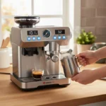 اسپرسو ساز خانگی 2 لیتری مباشی مدل ME-CCM2069SS - تصویر 3